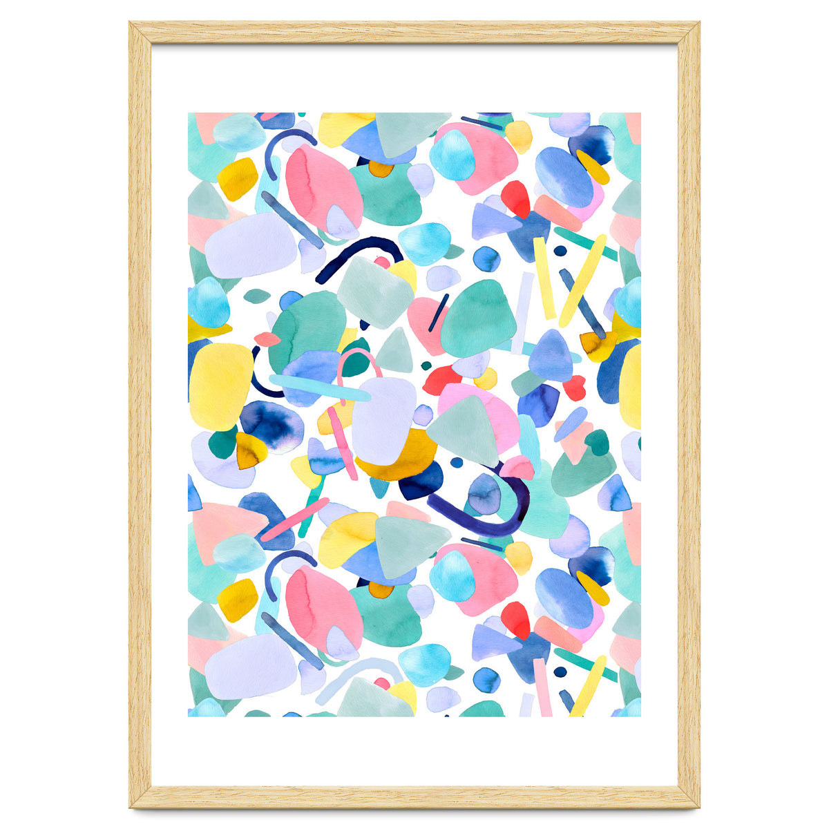 Abstract Geometric Modern Shapes