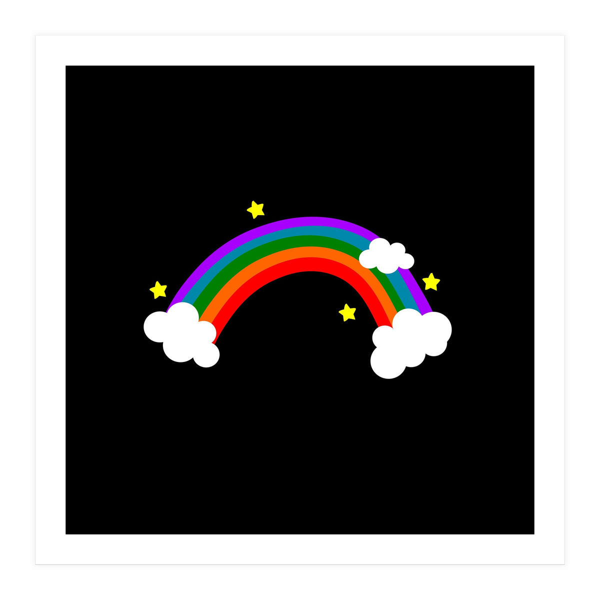 Colorful Rainbow (Print Only)