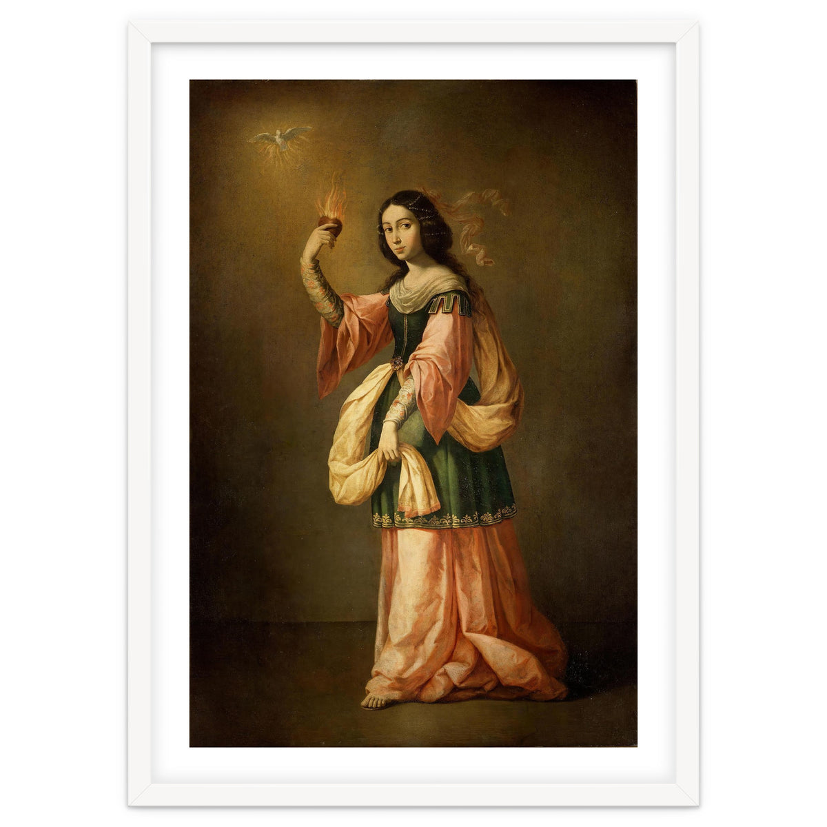 Francisco de Zurbarán / 'Allegory of Charity', ca.  1655, Spanish School.