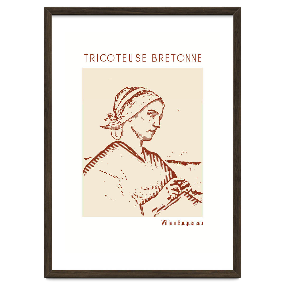 Tricoteuse Bretonne – William Bouguereau