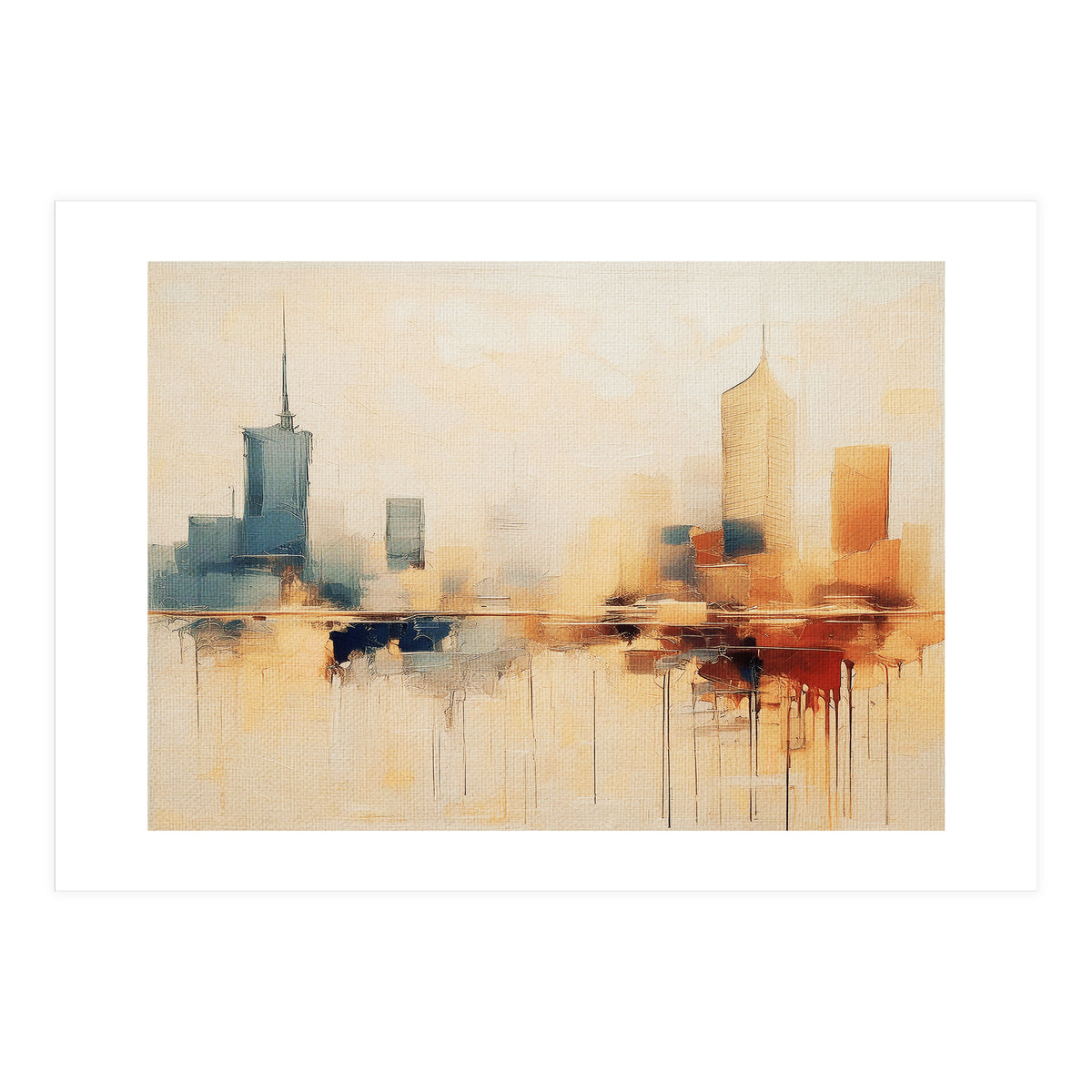 Buildings At Dusk 05 (Print Only)