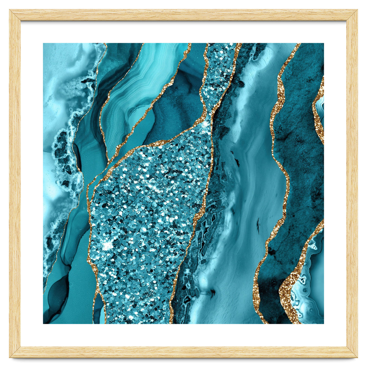 Agate Glitter Ocean Texture 11