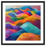 Vibrant Rainbow Rolling Hills Landscape thumbnail
