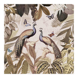 Vintage Sepia Exotic Peacocks Jungle (Print Only) thumbnail