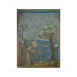 Saint Francis of Assisi preaching to the birds. Giotto. GIOTTO DE BONDONE (1266-1337). (Print Only) thumbnail