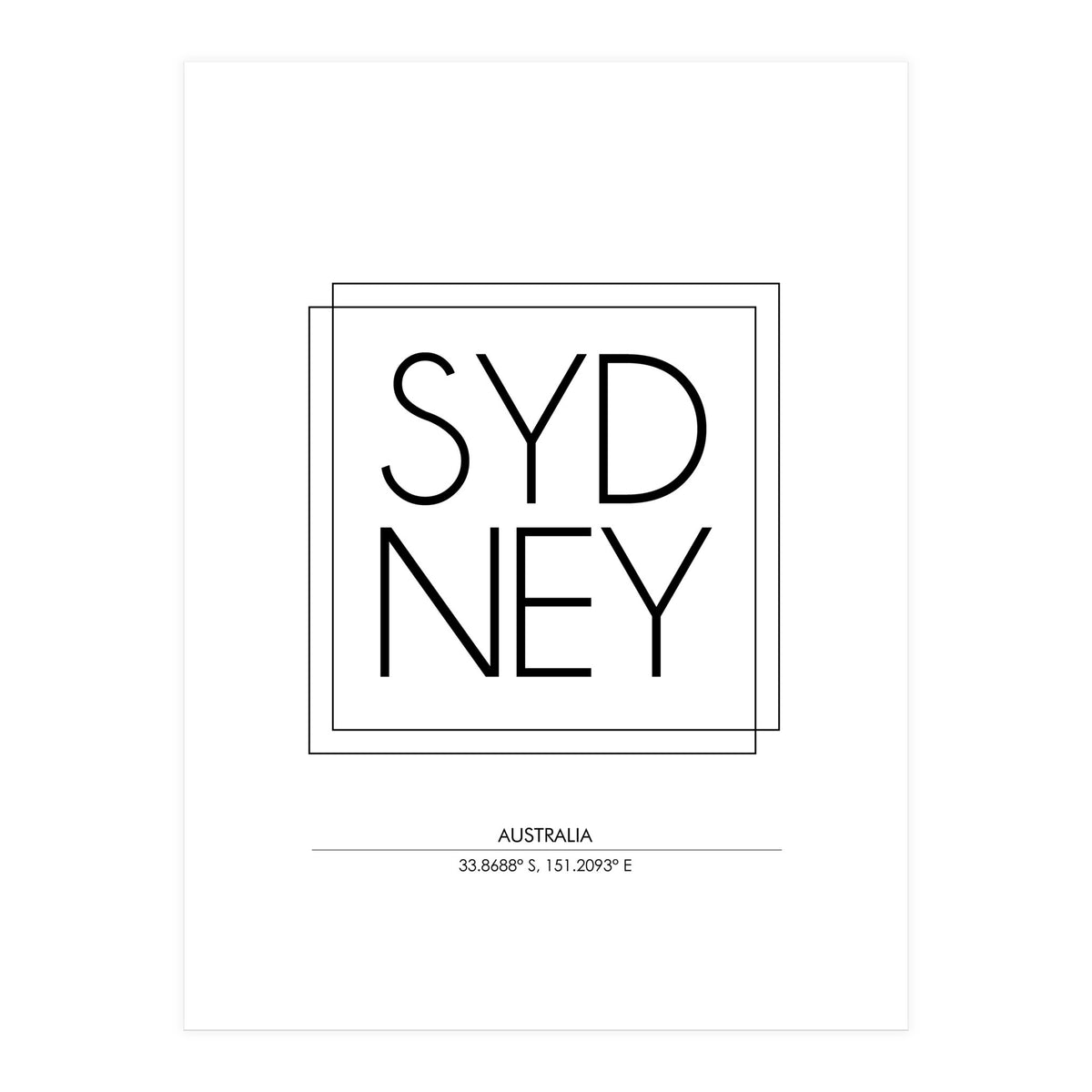 Sydney (Print Only)