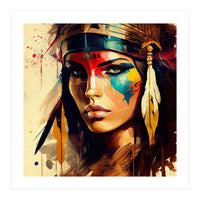 Powerful Egyptian Warrior Woman #2 (Print Only)