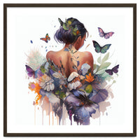 Butterfly Botanical Back