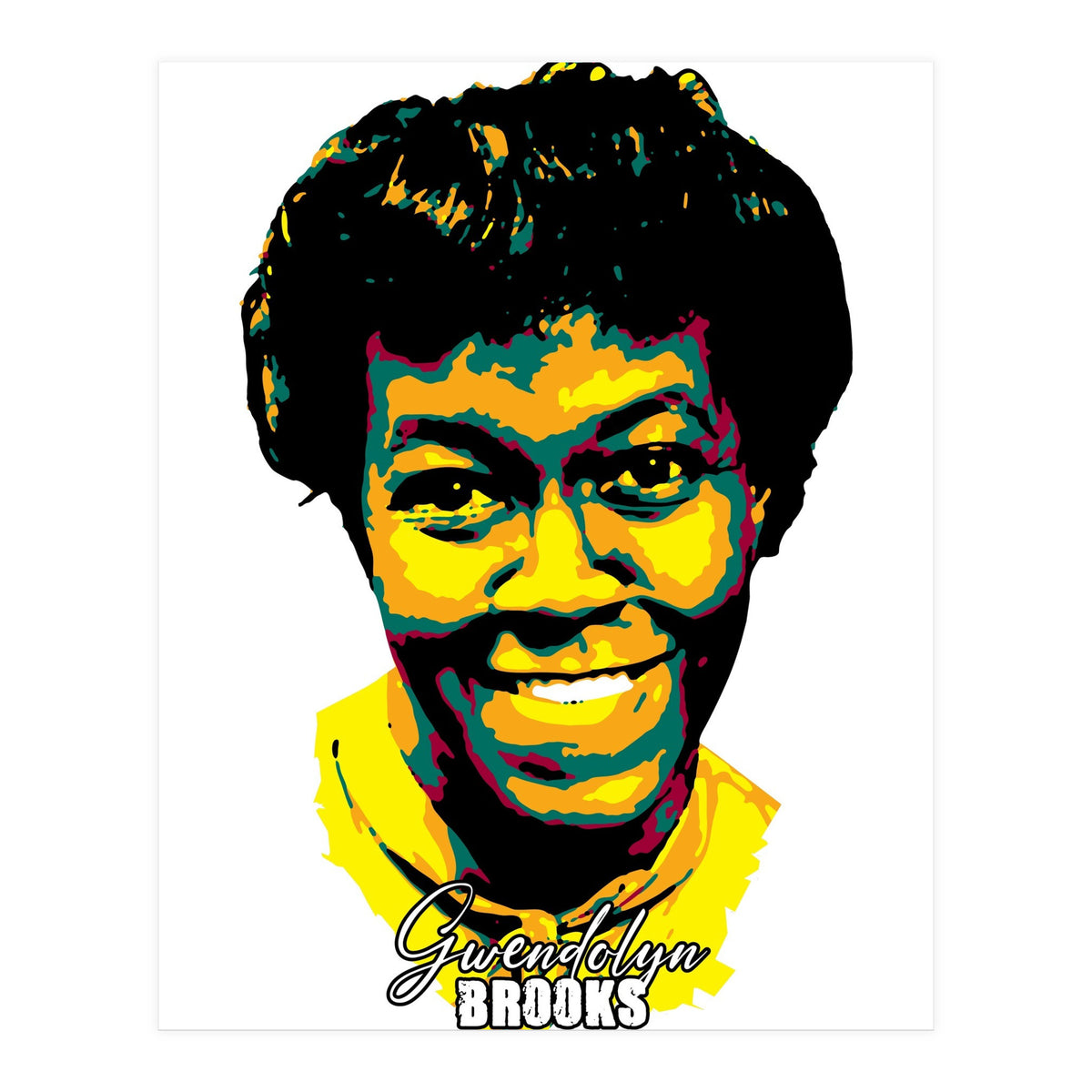Gwendolyn Brooks American Poet Legend (Print Only)