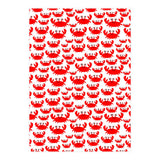 Red Crab Pattern  (Print Only) thumbnail