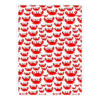 Red Crab Pattern  (Print Only)