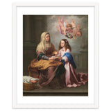 Bartolomé Esteban Murillo / 'Saint Anne with the Virgin', ca.  1655, Spanish School. VIRGIN MARY. thumbnail