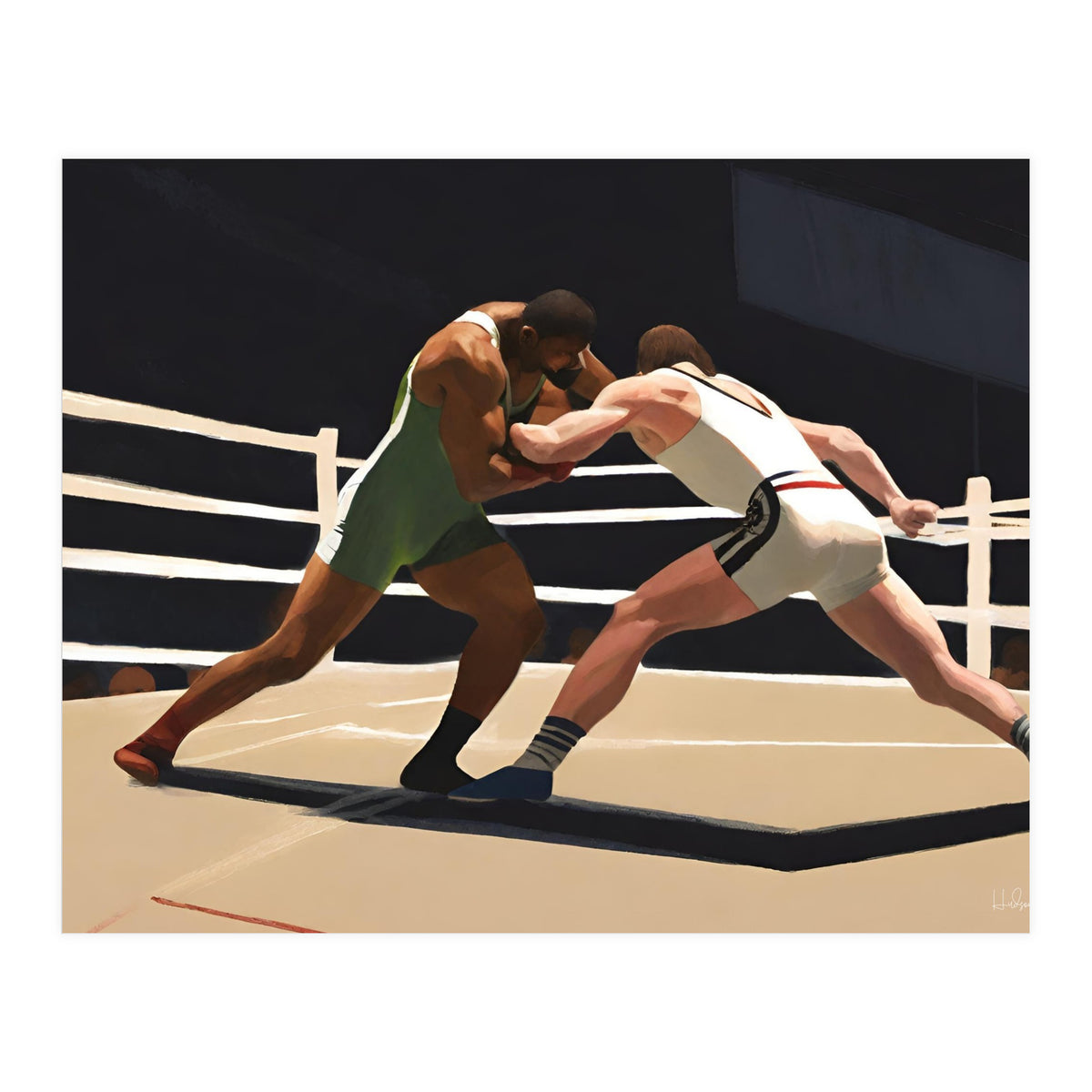 Wrestlers #9 (Print Only)