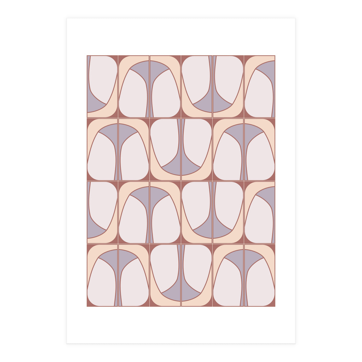 Romantic Deco Mixed Tiles (Print Only)