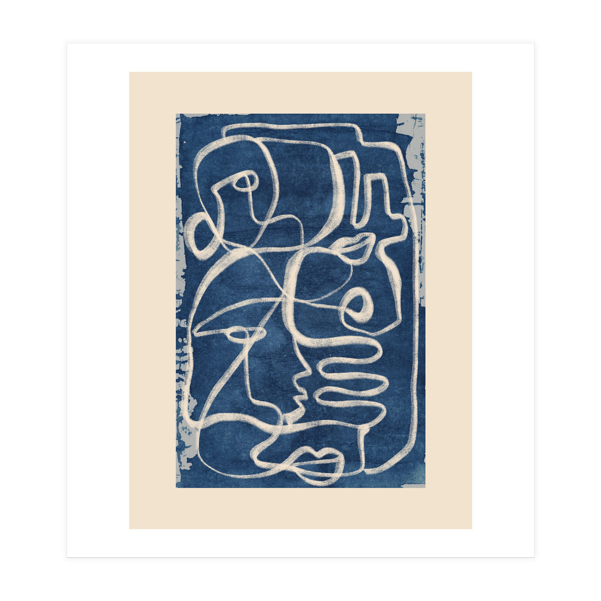 Bound By Line (indigo) (Print Only)