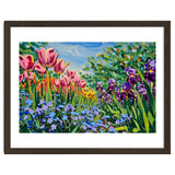 Vibrant Spring Meadow Oil Painting thumbnail