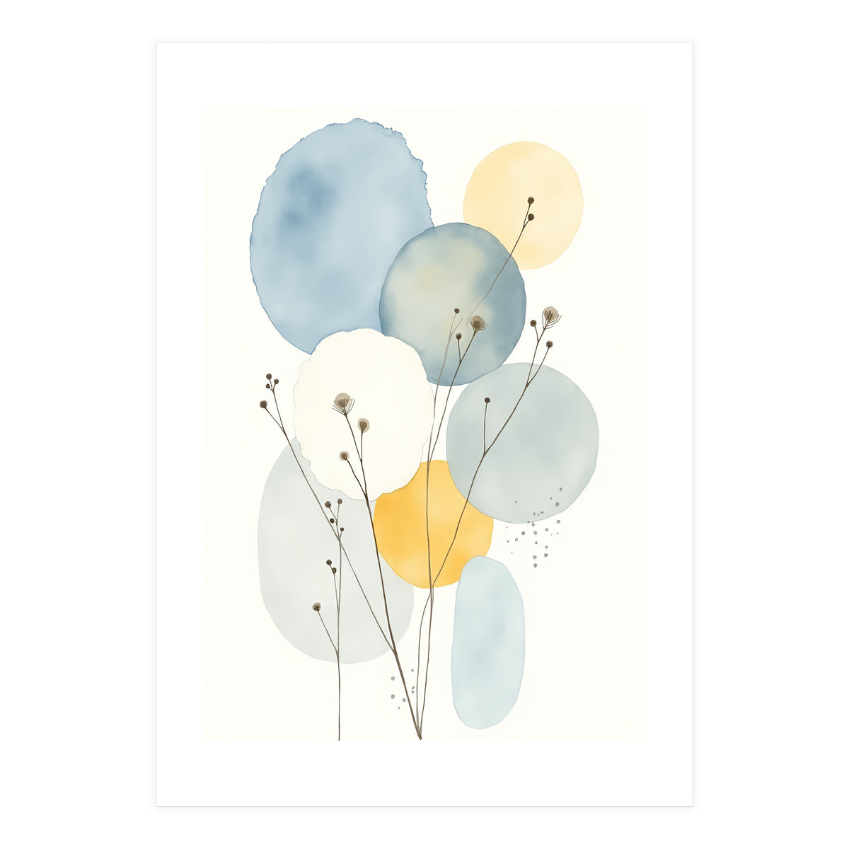 Modern Abstract Flower (Print Only)