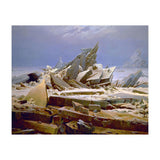 'The Sea of Ice', c. 1823-1824,  Oil on canvas, 96.7 x 126.9 cm. (Print Only) thumbnail
