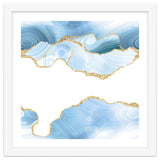 Blue & Gold Glitter Agate Texture 06 thumbnail