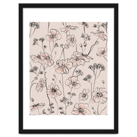 Wild Roses Floral Pattern