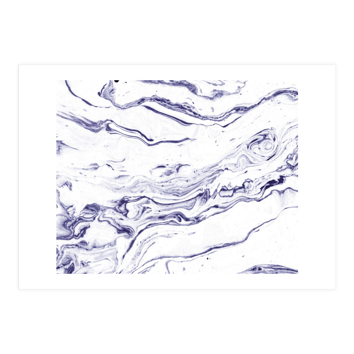 Navy Blue Marble #society6 #decor #marble (Print Only)