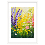 Sun-Drenched Wildflower Meadow Oil Painting thumbnail