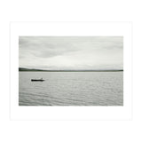 A boy pedaling the Board on the Lake - Iceland (Print Only) thumbnail