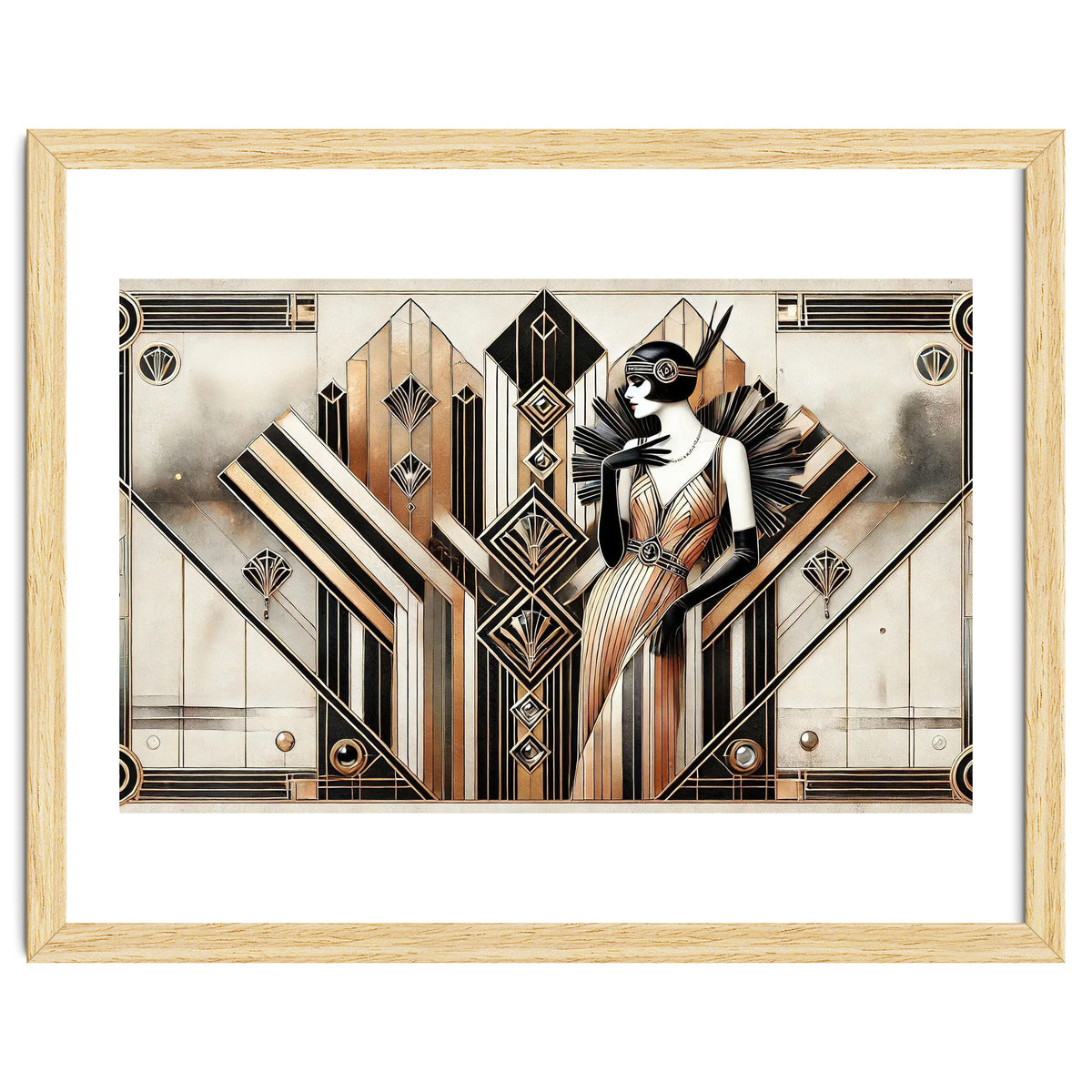 Gatsby Glamour Art Deco Scene