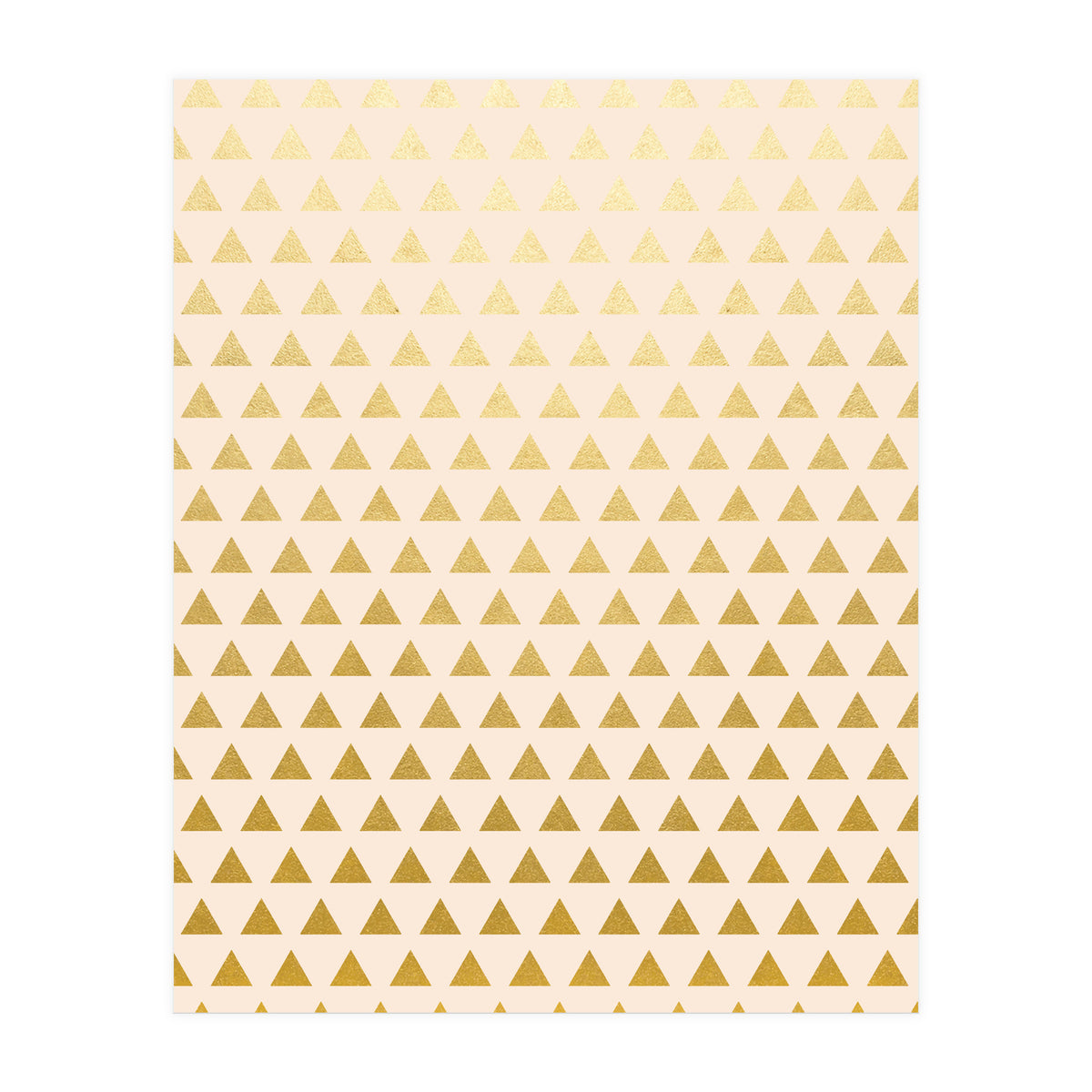 Blush + Gold Triangles #society6 #decor #buyart (Print Only)
