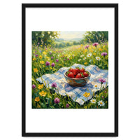 Summer Strawberries in the Meadow