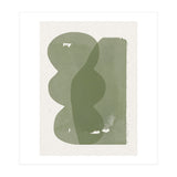 GREEN WATERCOLOR SHAPES NO.1  (Print Only) thumbnail