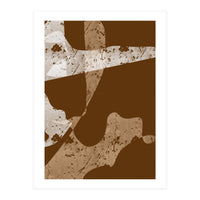 Brown Abstract Minimalist (Print Only)