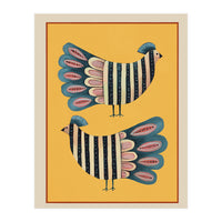 Striped Bird Pair II (Print Only)