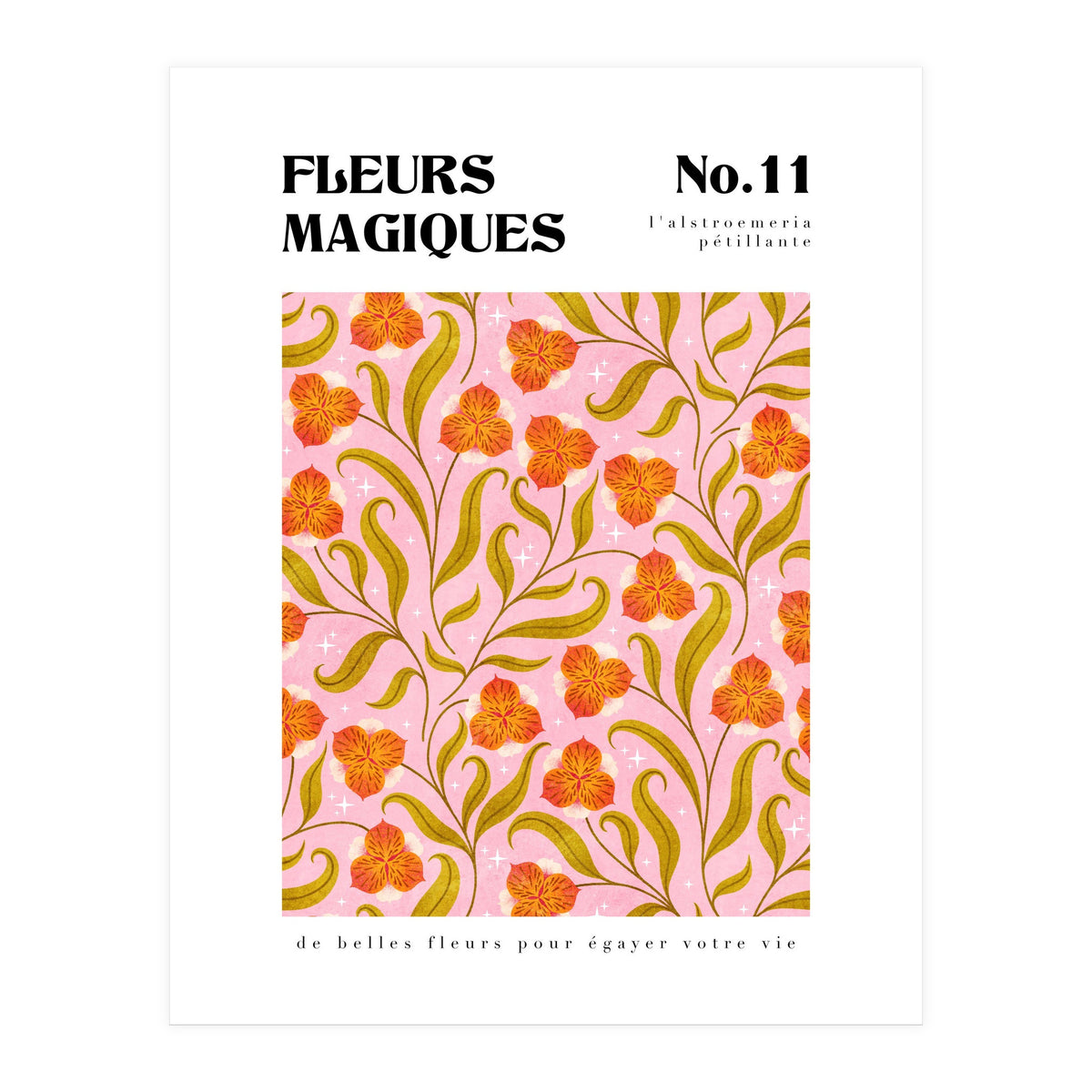 Magical Flowers No.11 Alstroemerias Print (Print Only)