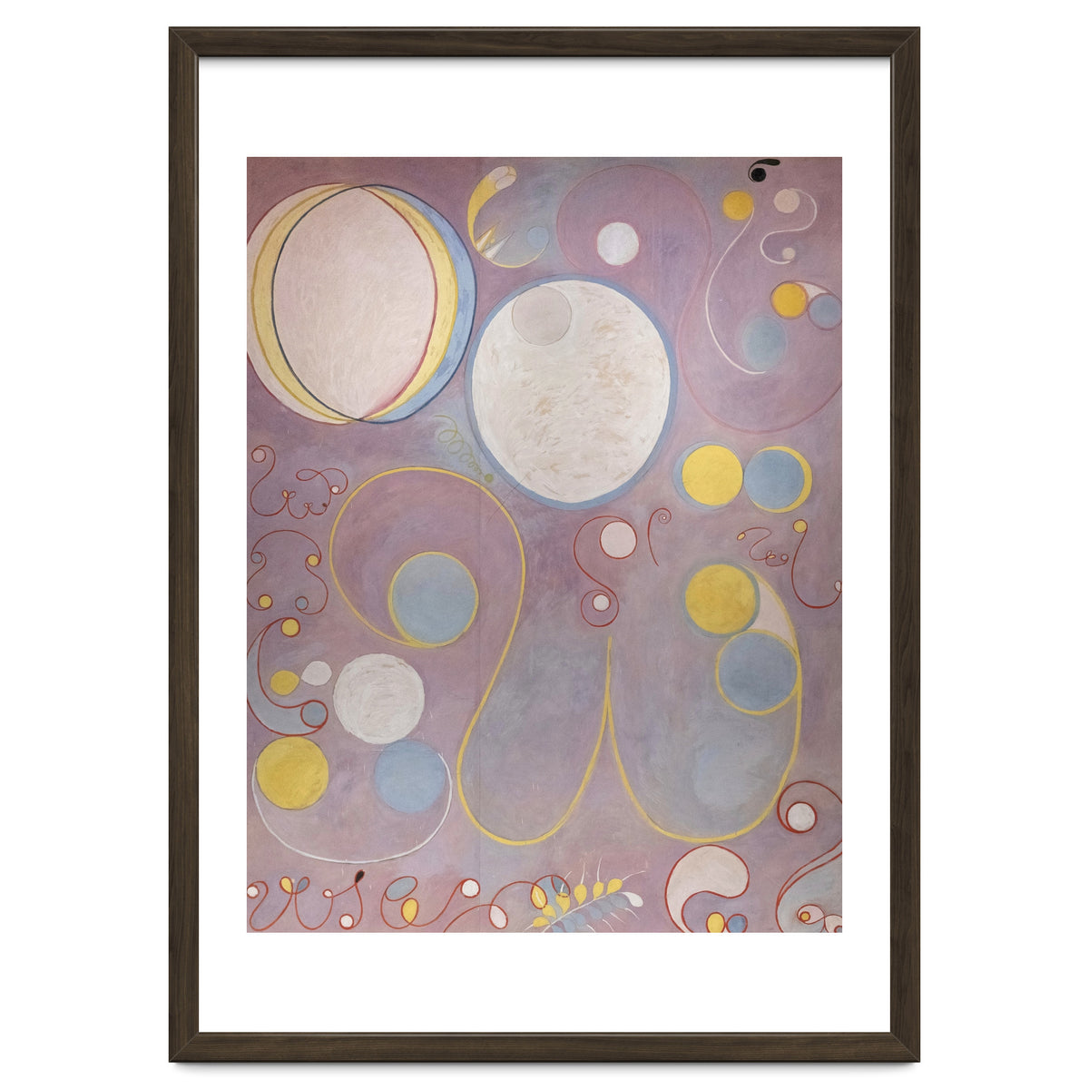 Hilma af Klint - The Ten Largest No 8 Adulthood Abstract Spiritual Geometry Art