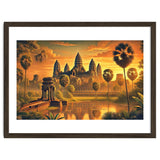 Vintage Cambodia, Angkor Wat Sunrise Poster thumbnail