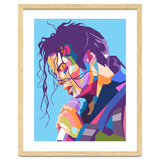 Michael Jackson pop art portrait thumbnail