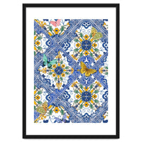 Sicilian Italian Tiles Butterflies And Flowers