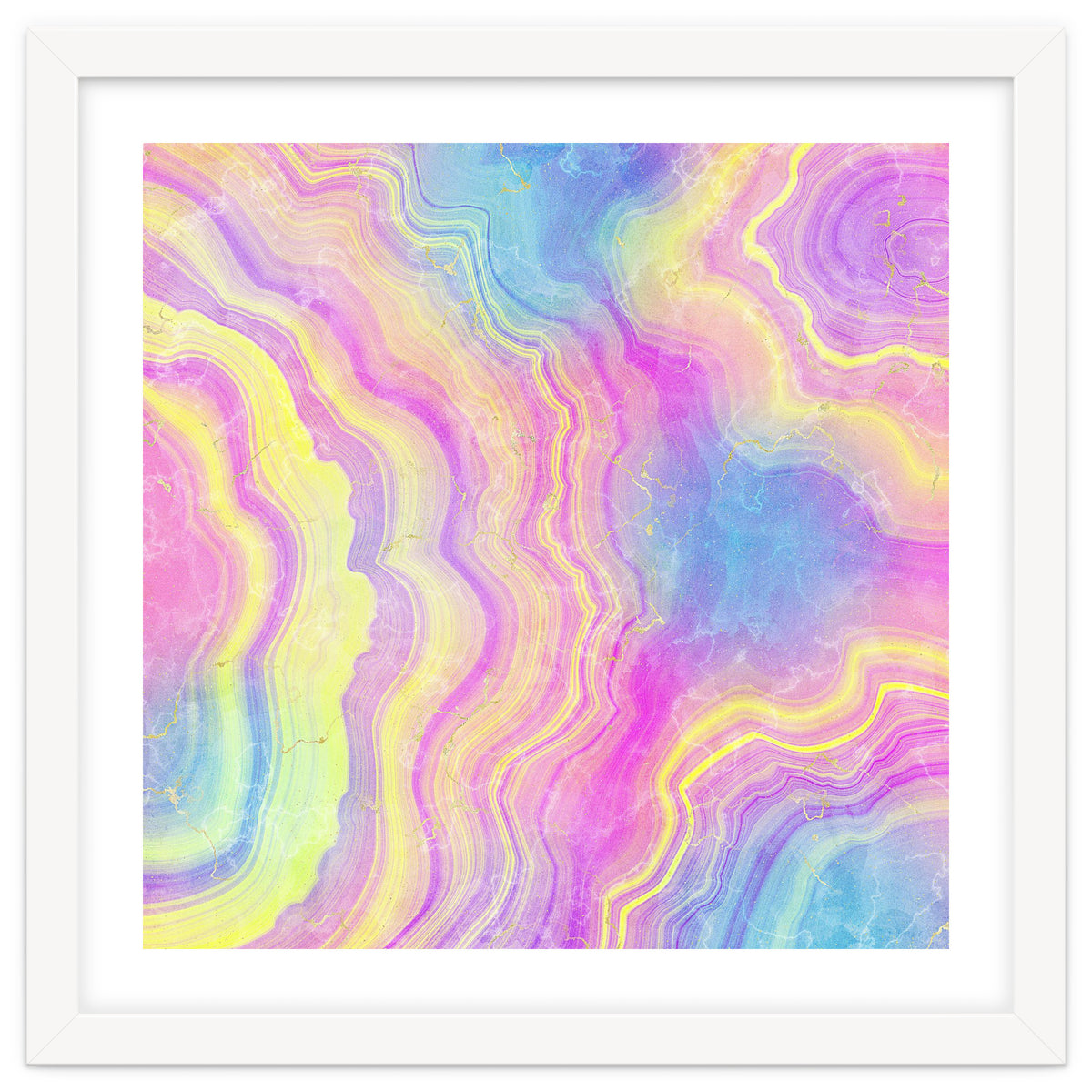 Neon Agate Texture 08