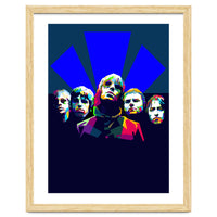 OASIS British Rock Band Art WPAP Trending Now