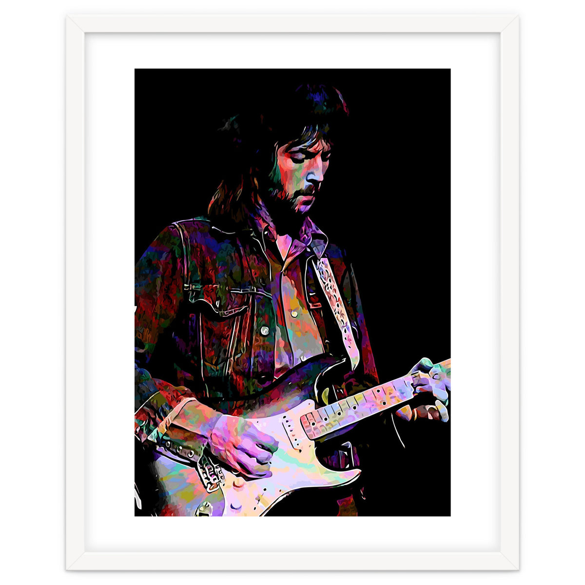 Eric Clapton Rock and Blues Guitarist Legend v2