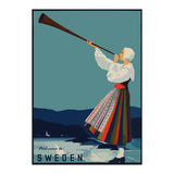 Sweden, Woman With Alp Horn (Print Only) thumbnail