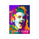 Cindy Lauper 80s Retro Singer Art WPAP (Print Only) thumbnail