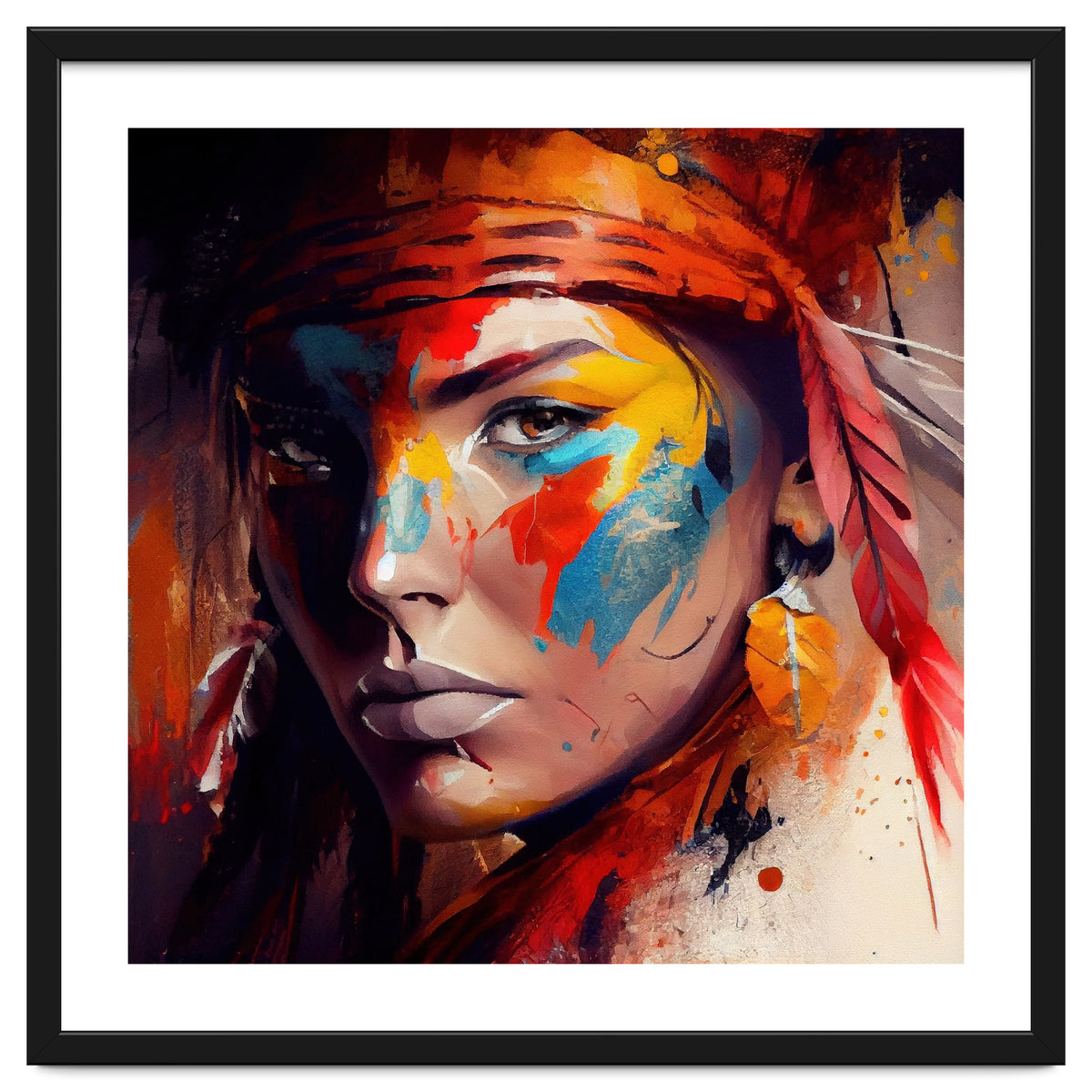 Powerful American Native Woman #4