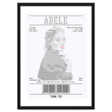 Receipt Art Adele thumbnail