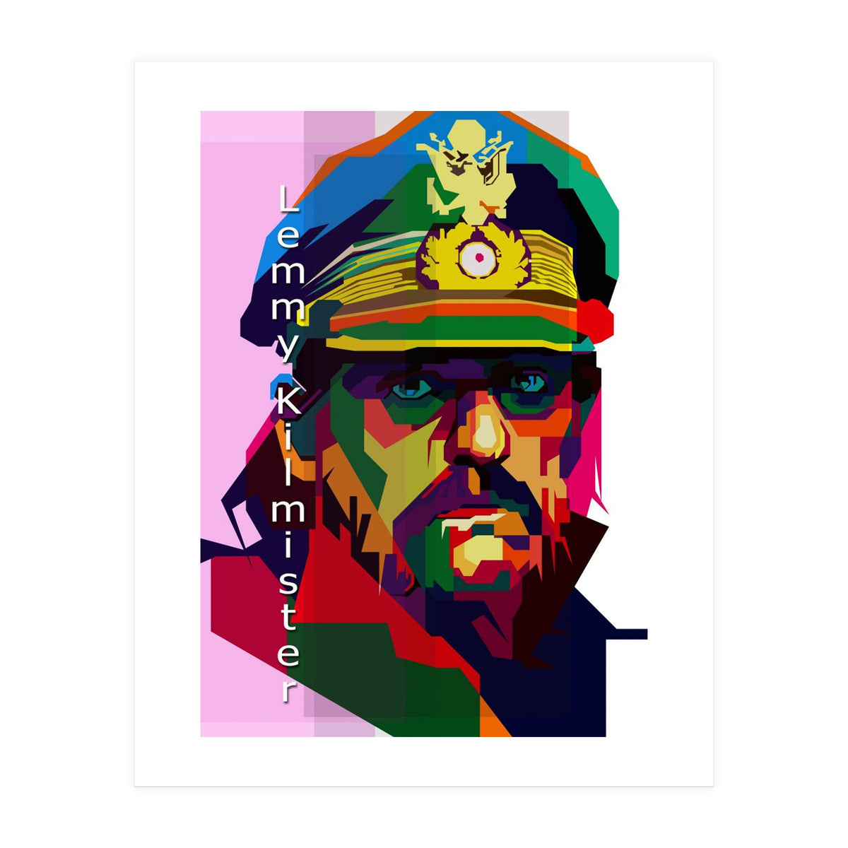 Lemmy Kilmister Motorhead English Metal Pop Art Wpap (Print Only)