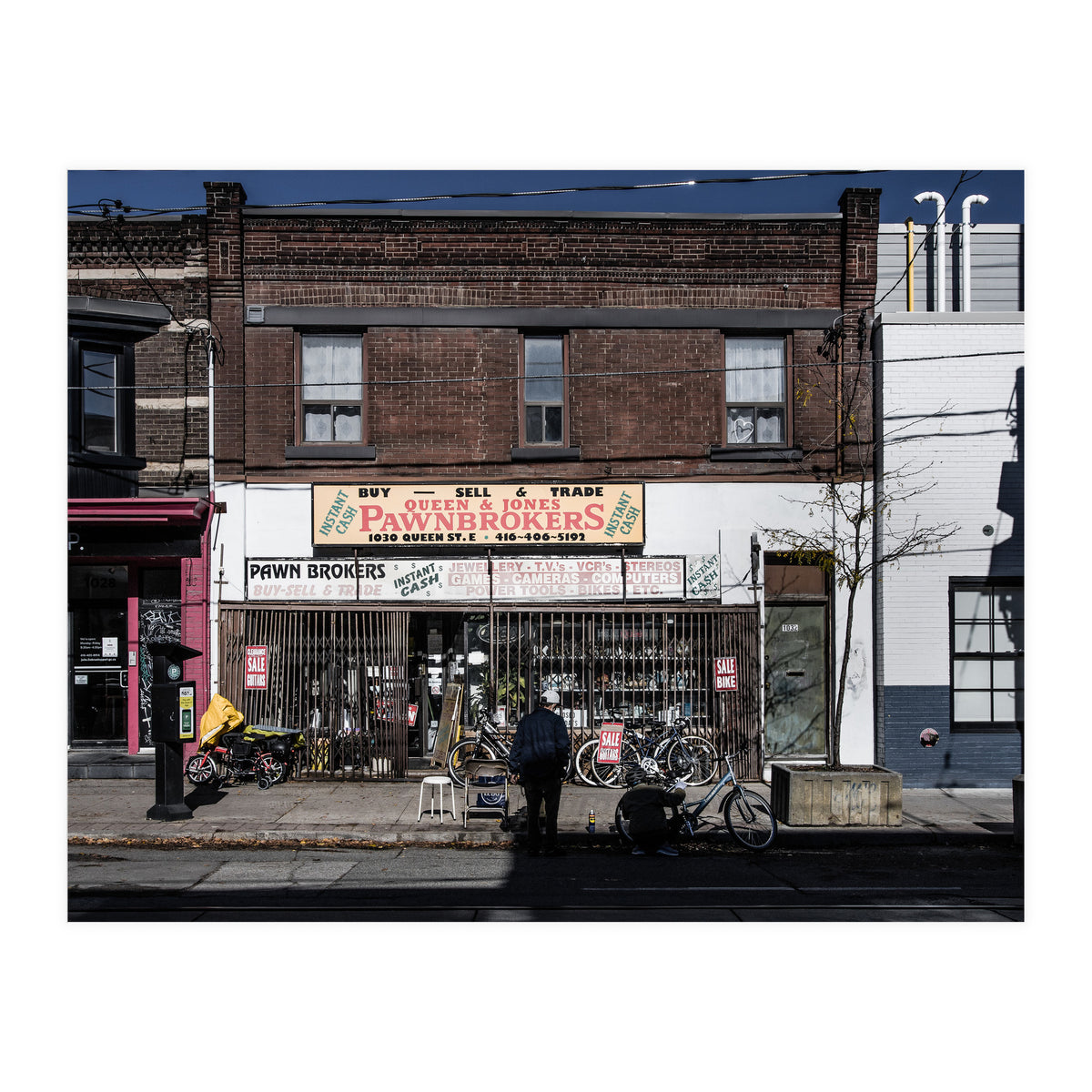 No 1030 Queen St E 2 Color Version (Print Only)