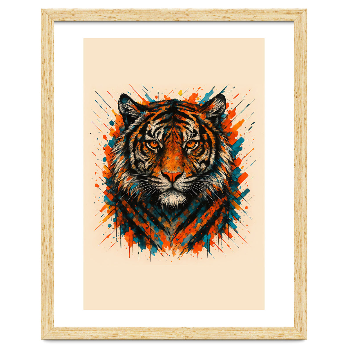 Tiger Animal Watercolor