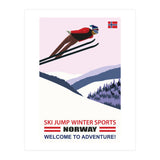 Ski Jump In Norway (Print Only) thumbnail