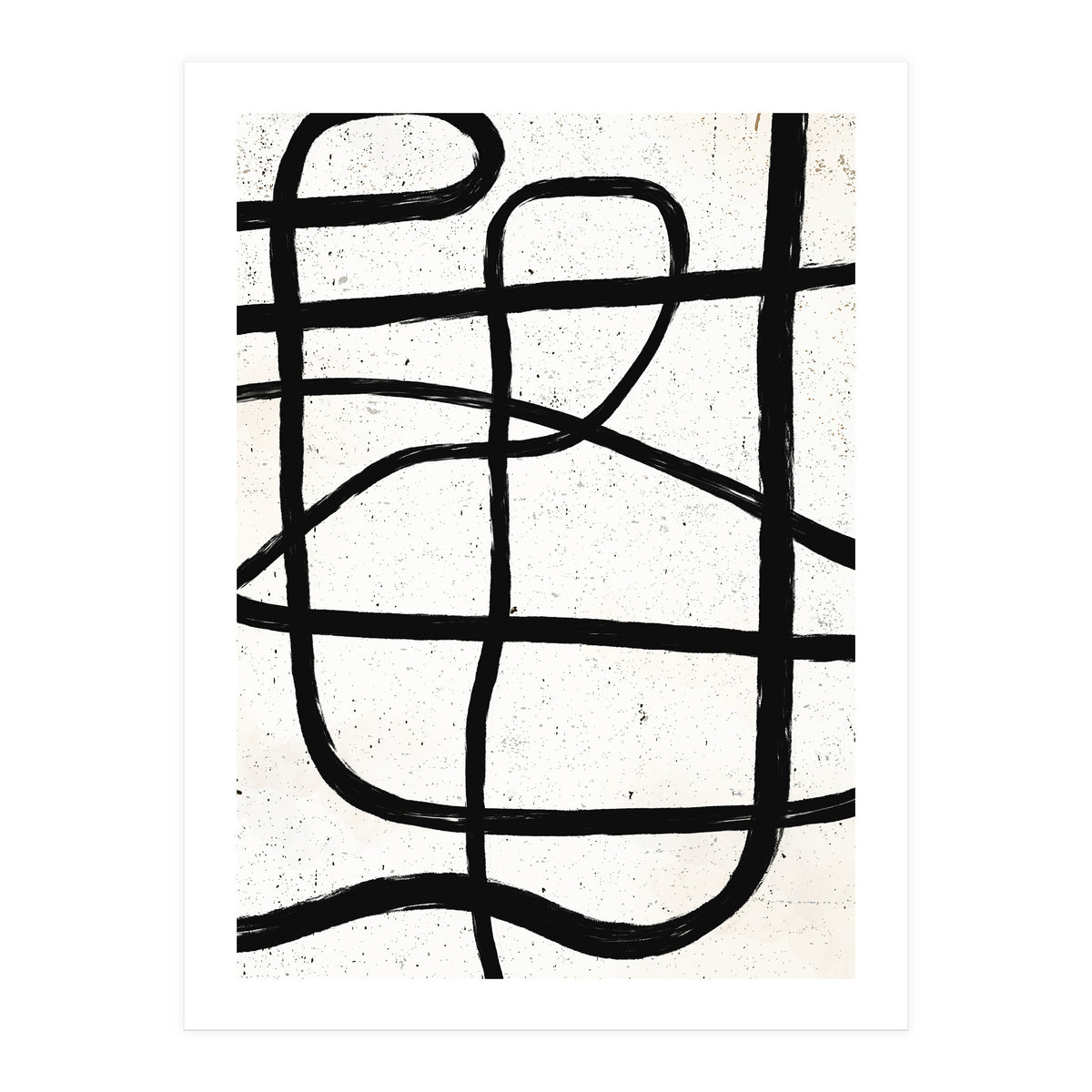 Nordic Scandinavian Marker Ink Line I (Print Only)